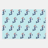 kerstpapier voor orca inpakpapier vel (Voorkant 2)