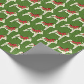 kerstpapier voor paarden uit Dala Cadeaupapier (Hoek)