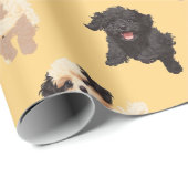 Kerstpapier voor puppy cadeaupapier (Rol Hoek)