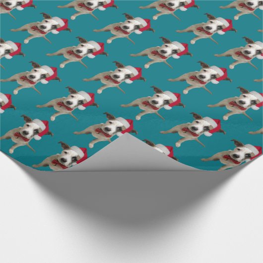 kerstpapier voor puppy's cadeaupapier (Hoek)