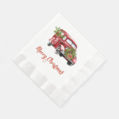  kerstpapier voor Red Truck Servet (Hoek)