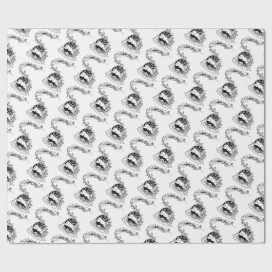 kerstpapier voor rendieren cadeaupapier (Vlak)