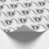  kerstpapier voor rendieren cadeaupapier (Hoek)