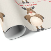 kerstpapier voor rendieren cadeaupapier (Rol Hoek)