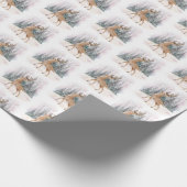 kerstpapier voor rendieren en winters cadeaupapier (Hoek)