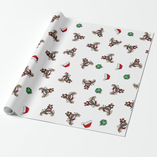 kerstpapier voor riffels cadeaupapier (Uitgerold)