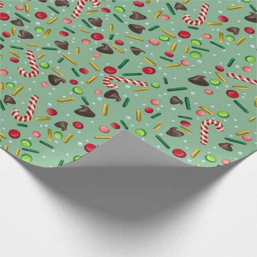 kerstpapier voor Snoepjes Cadeaupapier (Hoek)