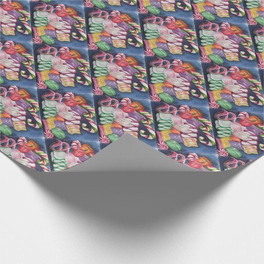 kerstpapier voor Snoepjes Cadeaupapier (Hoek)