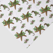 kerstpapier voor staarten en Zeeen paarden Tissuepapier (Detail)