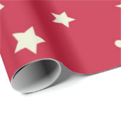 kerstpapier voor sterren en snowflakes cadeaupapier (Rol Hoek)