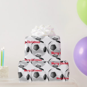 kerstpapier voor Voetballen Cadeaupapier