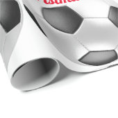 kerstpapier voor Voetballen Cadeaupapier (Rol Hoek)