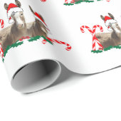 kerstpapier, wilde dieren, ezels cadeaupapier (Rol Hoek)