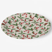 Kerstpapierbord Papieren Bordje (Gekanteld)