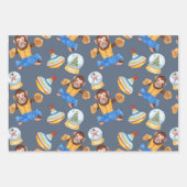 kerstpapieren Afbeeldingen Inpakpapier Vel (Voorkant)