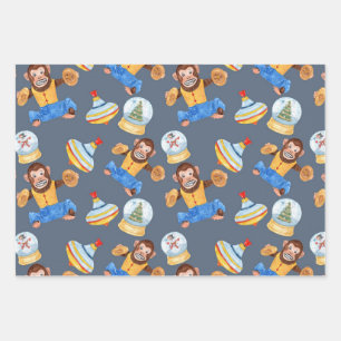 kerstpapieren Afbeeldingen Inpakpapier Vel