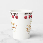 Kerstpapieren bekers (Links)
