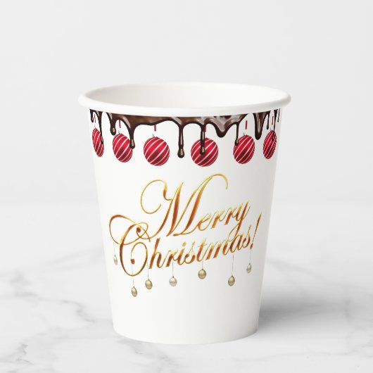 Kerstpapieren bekers (Voorkant)