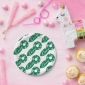 kerstpapieren Borden, prettige kerstliefde Papieren Bordje (Feest)