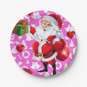 Kerstpapieren borden, Sinterklaas Papieren Bordje