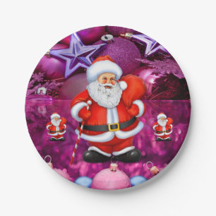 Kerstpapieren borden, Sinterklaas Papieren Bordje