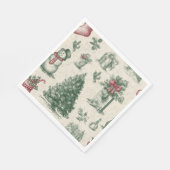 Kerstpapieren servet (Hoek)