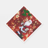 Kerstpapieren servetten, Prettig Kerstfeest, Kerst Servet (Hoek)