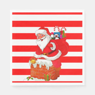 Kerstpapieren servetten, Sinterklaas Servet