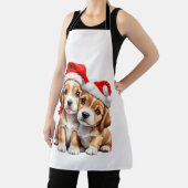 kerstpapuie honden schort (Insitu)