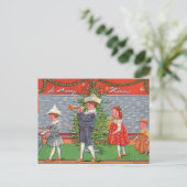 Kerstparade Briefkaart (Staand voorkant)