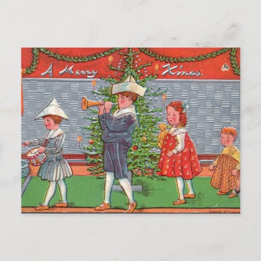 Kerstparade Briefkaart (Voorkant)