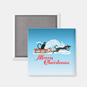 kerstparade magneet (Voorkant / Achterkant)