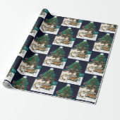 kerstparadepapier cadeaupapier (Uitgerold)