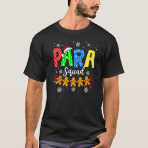 Kerstparaprofessioneel plein-doosje t-shirt