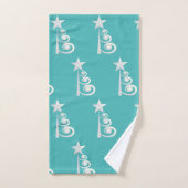 kerstparels bad handdoek (Handdoek)