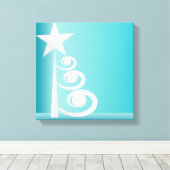kerstparels canvas afdruk (Insitu (Houten vloer))