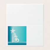 kerstparels kaart (Buitenkant ongevouwen)