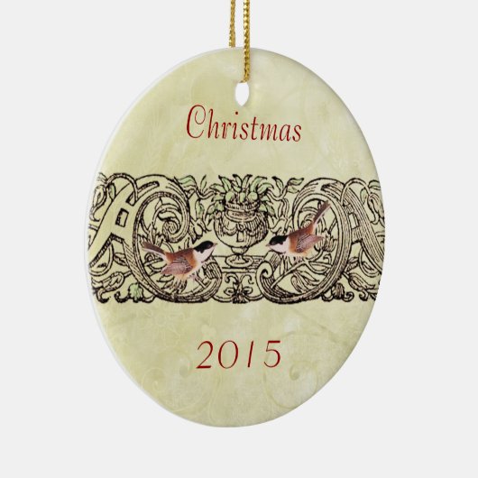  kerstparen Foto Ornament (Rechts)