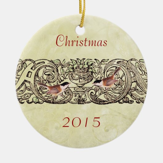  kerstparen Foto Ornament (Voorkant)