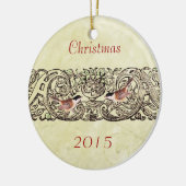  kerstparen Foto Ornament (Links)