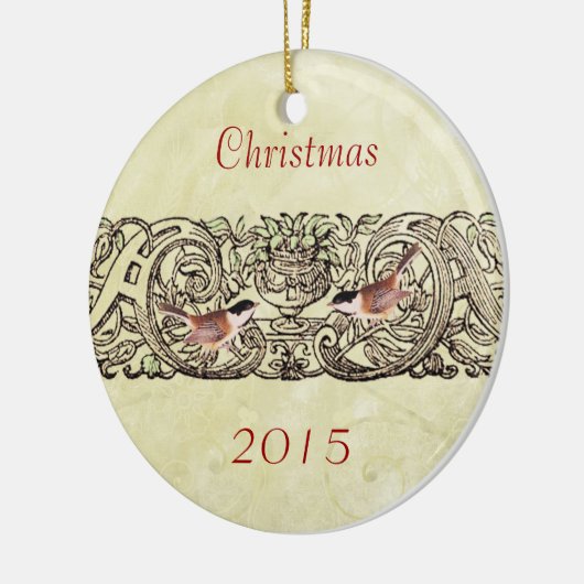  kerstparen Foto Ornament (Links)