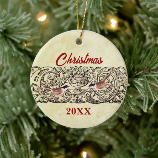  kerstparen Foto Ornament (Boom)