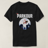 Kerstparkour SantaFlying Santa T-shirt (Design voorkant)