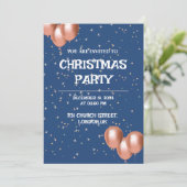 KERSTPARTIJKAART KAART (Staand voorkant)