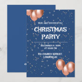 KERSTPARTIJKAART KAART (Voorkant / Achterkant)