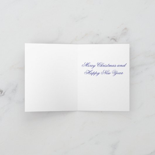 kerstpartner feestdagen kaart (Binnen)