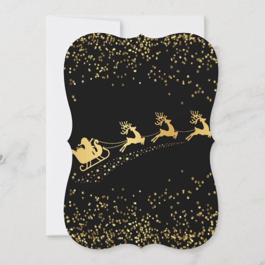 Kerstparty Kaart (Achterkant)