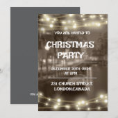 KERSTPARTY UITNODIGING (Voorkant / Achterkant)