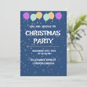 KERSTPARTY UITNODIGING (Staand voorkant)