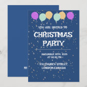 KERSTPARTY UITNODIGING (Voorkant / Achterkant)